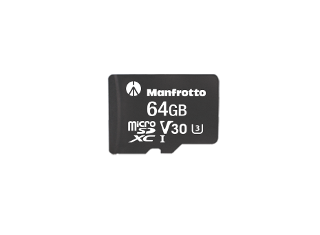 Карта microSDXC Professional, 64GB, UHS-I, V30, U3, 90MB/s