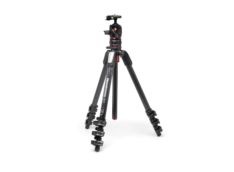 Manfrotto 055 Carbon 4-Section Tripod with XPRO Ball Head + MOVE MK055CXPRO4BHQR