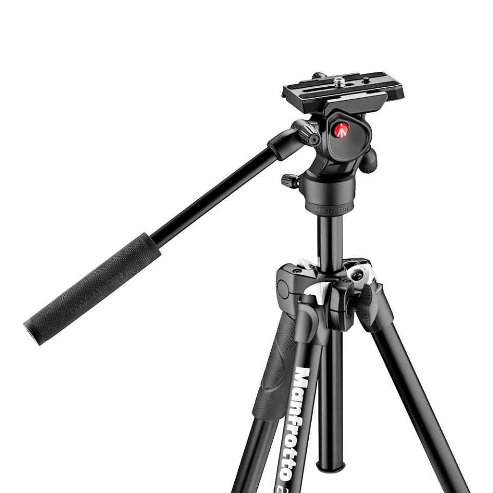 Black 290 Light Tripod with Fluid Video Head Manfrotto 