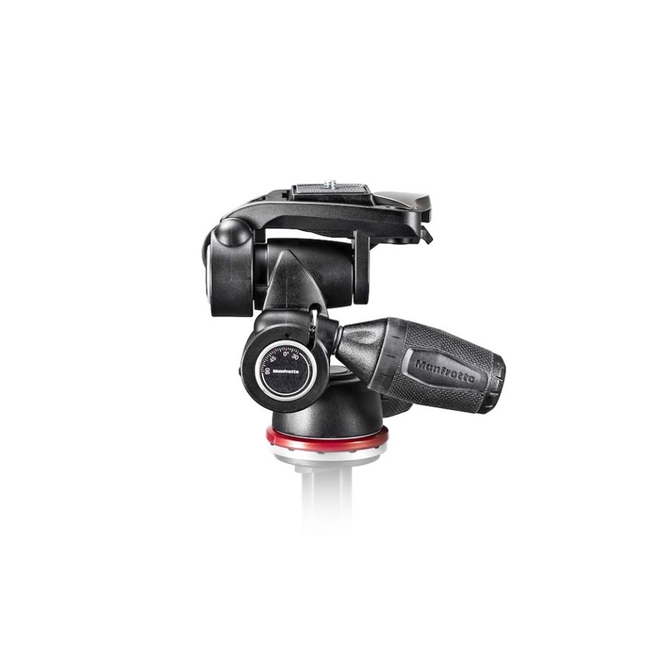 Manfrotto MH804-3W 3 Way head with Two Replacement Quick Release Plates for the RC2 Rapid Connect Adapter 