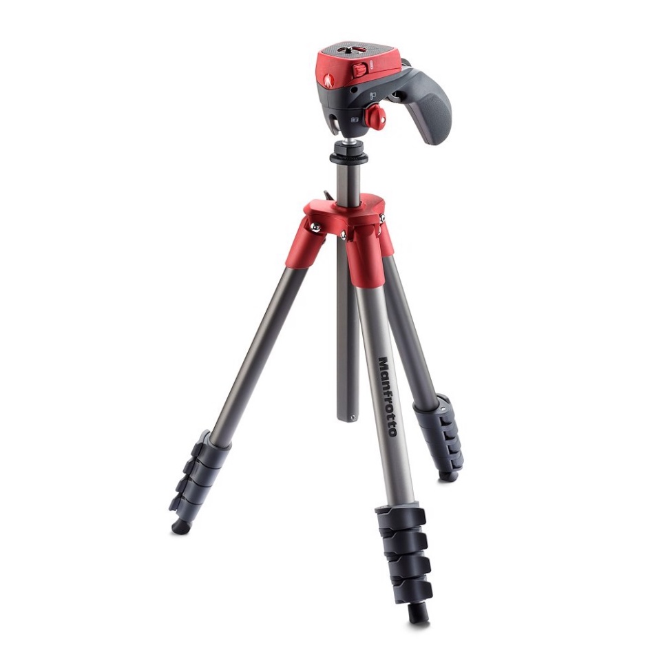 COMPACTアクション三脚 フォト・ムービーキット レッド MKCOMPACTACN-RD Manfrotto JP