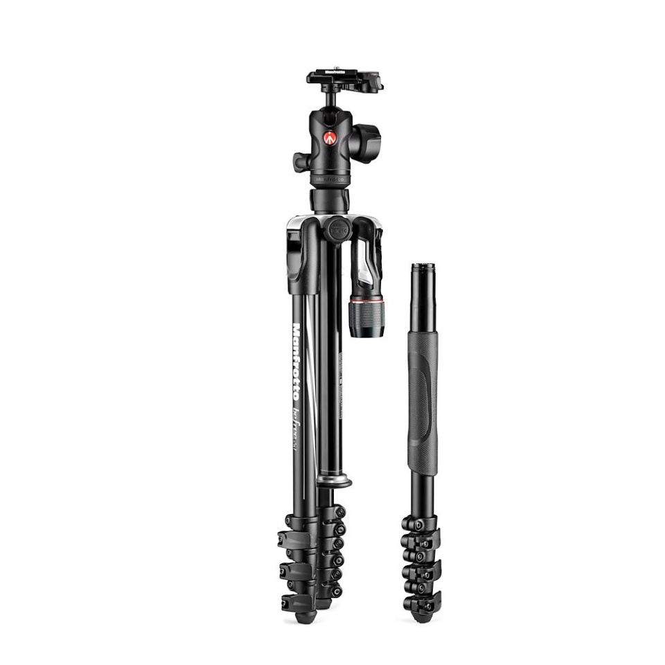 Manfrotto Befree 2N1 Aluminium Monopod/Tripod lever with Ball Head 