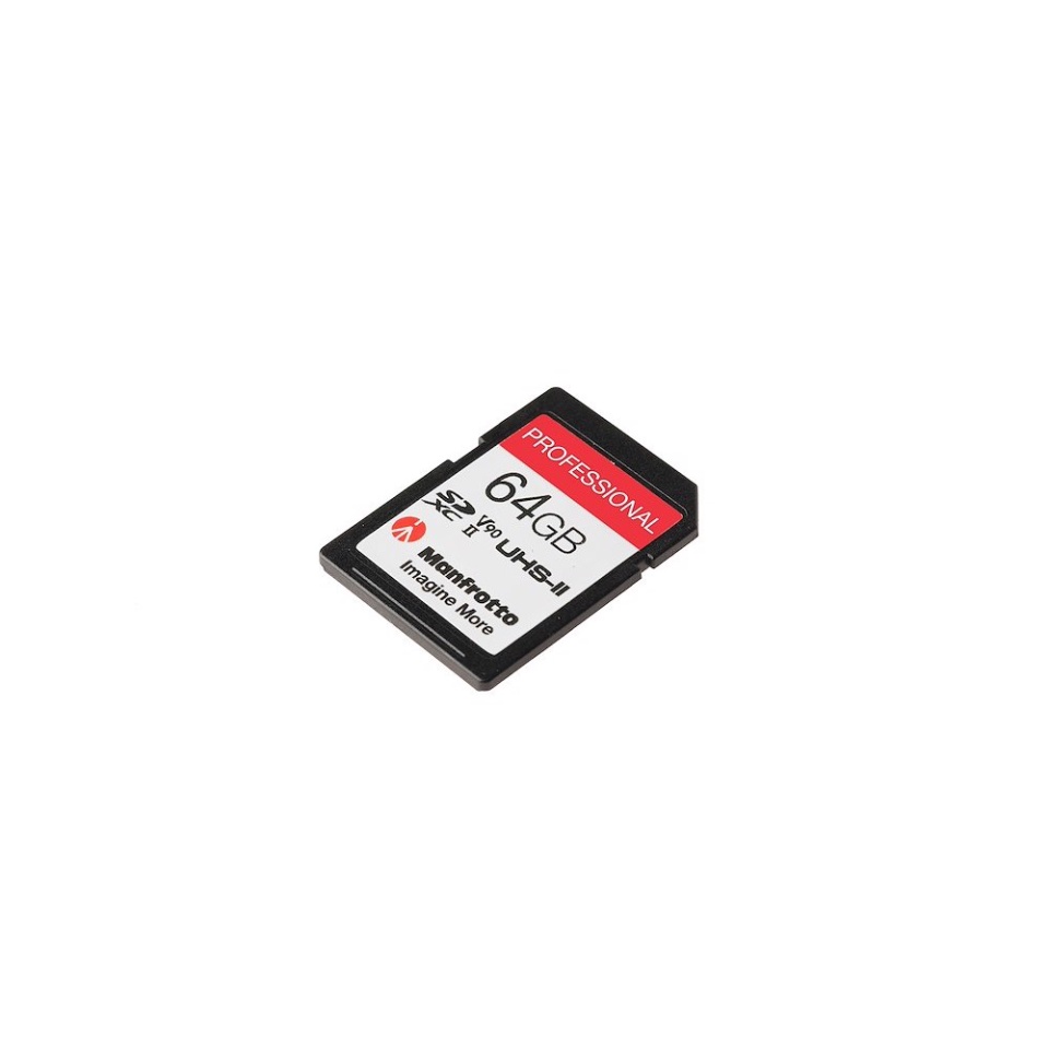 プロフェッショナル SDXC UHS-IIカード 64GB MANPROSD64 Manfrotto JP