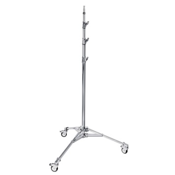 Black Manfrotto 269HDBU 24-Feet Super High Aluminium Stand with Leveling Leg Special Order 