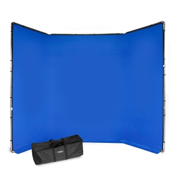 Chroma Key FX Manfrotto 4x2-9m Background Kit Blue MLBG4301KB