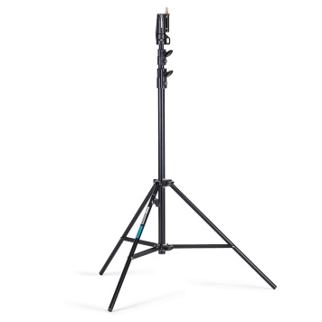 Manfrotto Lighting Stand - Blk Air Cushioned Alu Senior 007BUAC