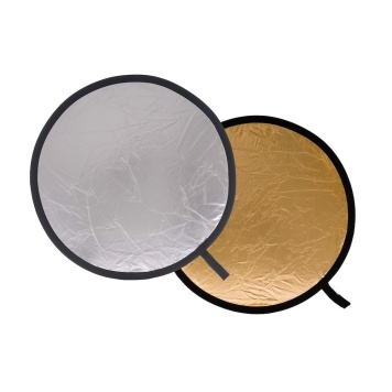 Life Of Photo 82cm Folding Collapsible Gold and Silver Double Sided Reflector 