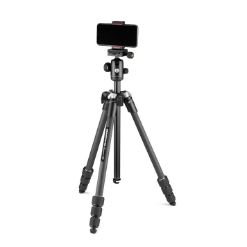 Black Manfrotto 234RC Monopod Swivel Head Manfrotto Element MII 5-Section Monopod Bundled with A Replacement ZAYKiR Quick Release Plate 