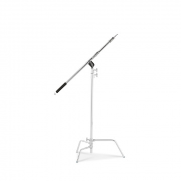 Avenger Avenger Mini Boom, Chrome Steel Silver w/Built-In Grip Head D600