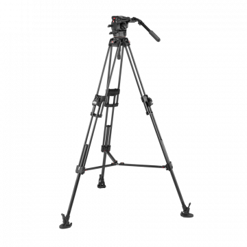 Manfrotto Manfrotto 526 Video Head with 645 Fast Twin Carbon Tripod MVK526TWINFC