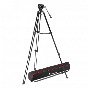 Video Alu Tripod with 500X Fluid Head