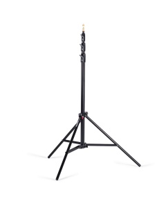 Manfrotto Master Lighting Stand, Aluminium, Air Cushioned, Black 1004BAC