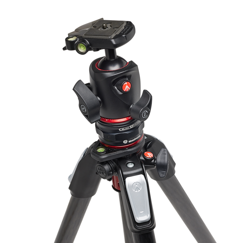 055 Carbon 4Section Tripod with XPRO Ball Head + MOVE MK055CXPRO4BHQR Manfrotto US