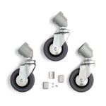Manfrotto Wheel Set of 3 80mm without brakes and adapter for legs 109