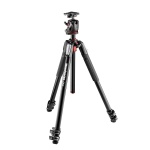 055 Aluminum 3-Section Tripod Kit with 3-Way Head