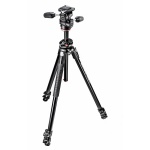 055 Aluminum 3-Section Tripod Kit with 3-Way Head