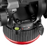 Video head Manfrotto 504X MVH504XAH level on