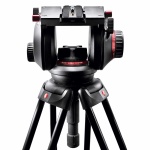 Video heads Manfrotto 509HD on twin leg