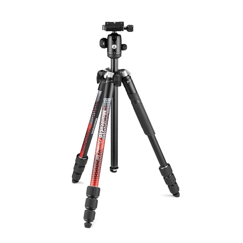 Element MII アルミニウム4段三脚キットRD - MKELMII4RD-BH | Manfrotto JP