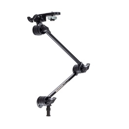 Manfrotto 196B-3 143BKT 3-Section Single Articulated Arm with Camera Bracket Black 