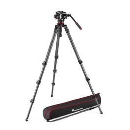 504X Fluid Video Head with 536 CF Single leg tripod