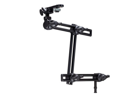 Lighting Stand Clamp Flexible Arm 50cm Metal Tube Stand Mounting Hardware Photography Background Photo Studio Support Black