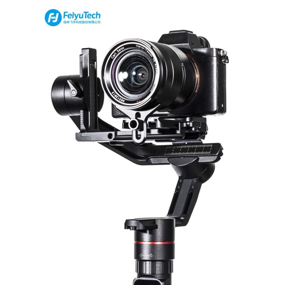 FeiyuTech AK2000 3-Axis Camera Stabilizer 2.8KG Payload with Follow Focus Zoom for Sony Canon 5D Panasonic GH5/GH5S Nikon D850