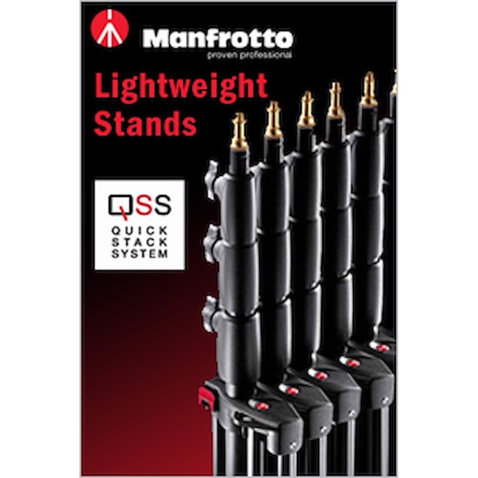 Manfrotto Bogen Pack of 3 X 8 Black Stacker Stands 015 1052BAC-3 