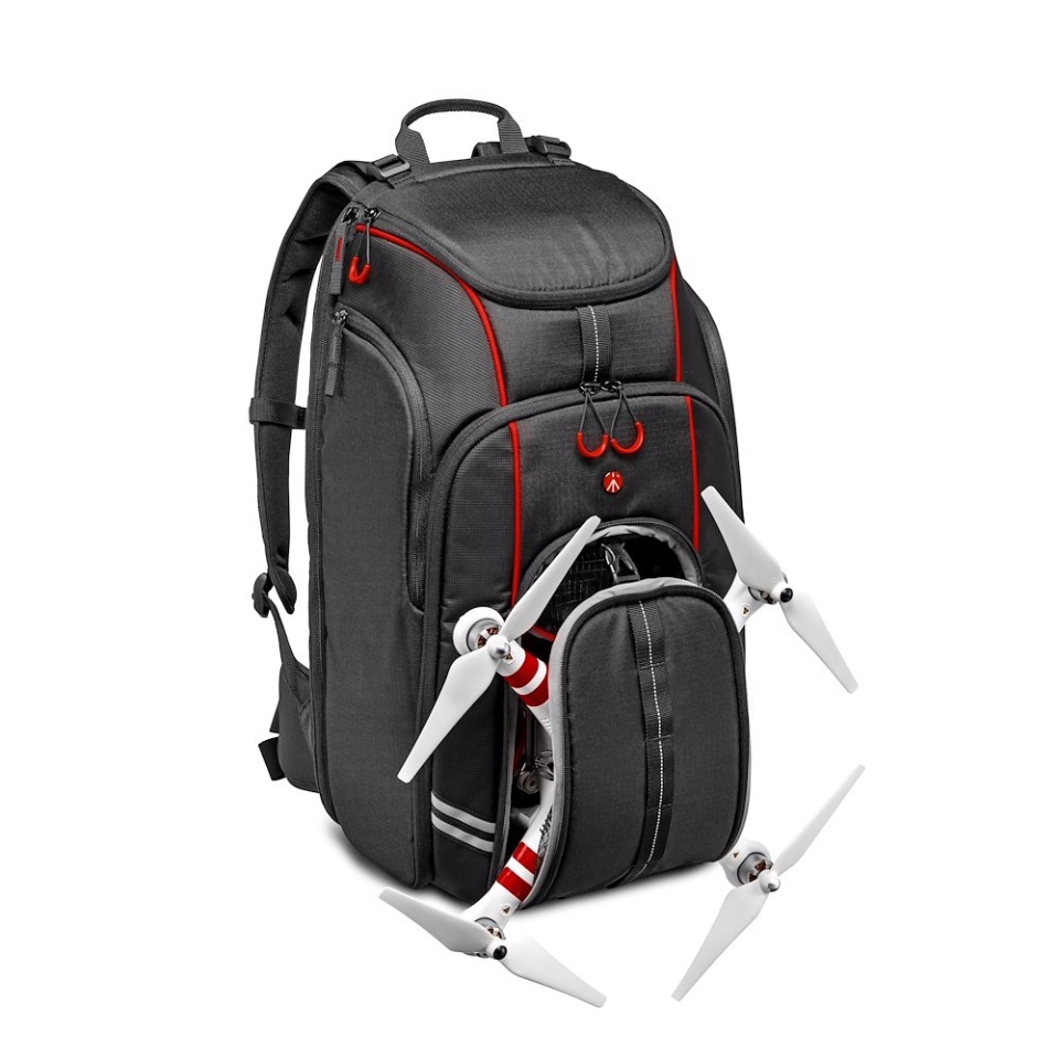 Black Manfrotto MB BP-D1 DJI Professional Video Equipment Cases Drone Backpack ,22 x 13 x 19