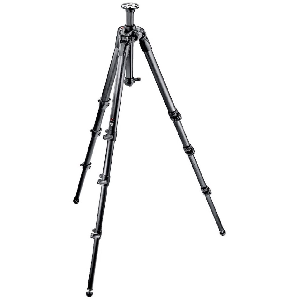 057 Carbon Fiber Tripod 4 Sections - MT057C4 | Manfrotto Global
