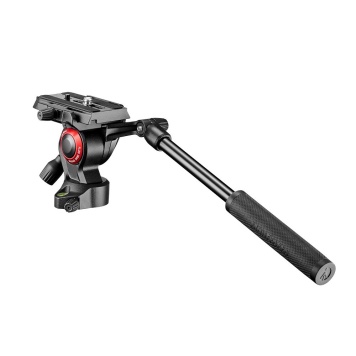 Quick Power Lock System Xpro Video Monopod with 2 Way Head Fluidtech Base for Professional Video Black Videography Manfrotto MVMXPROA42W 